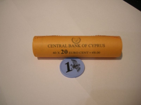 (afbeelding voor) Muntrol 20 cent 2008